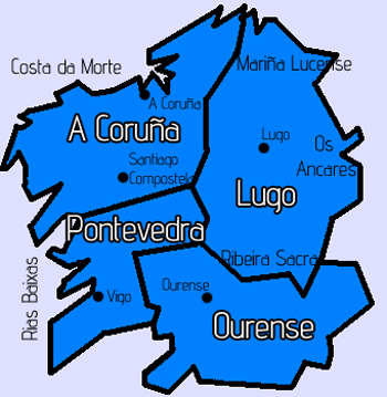 Capitales de Galicia